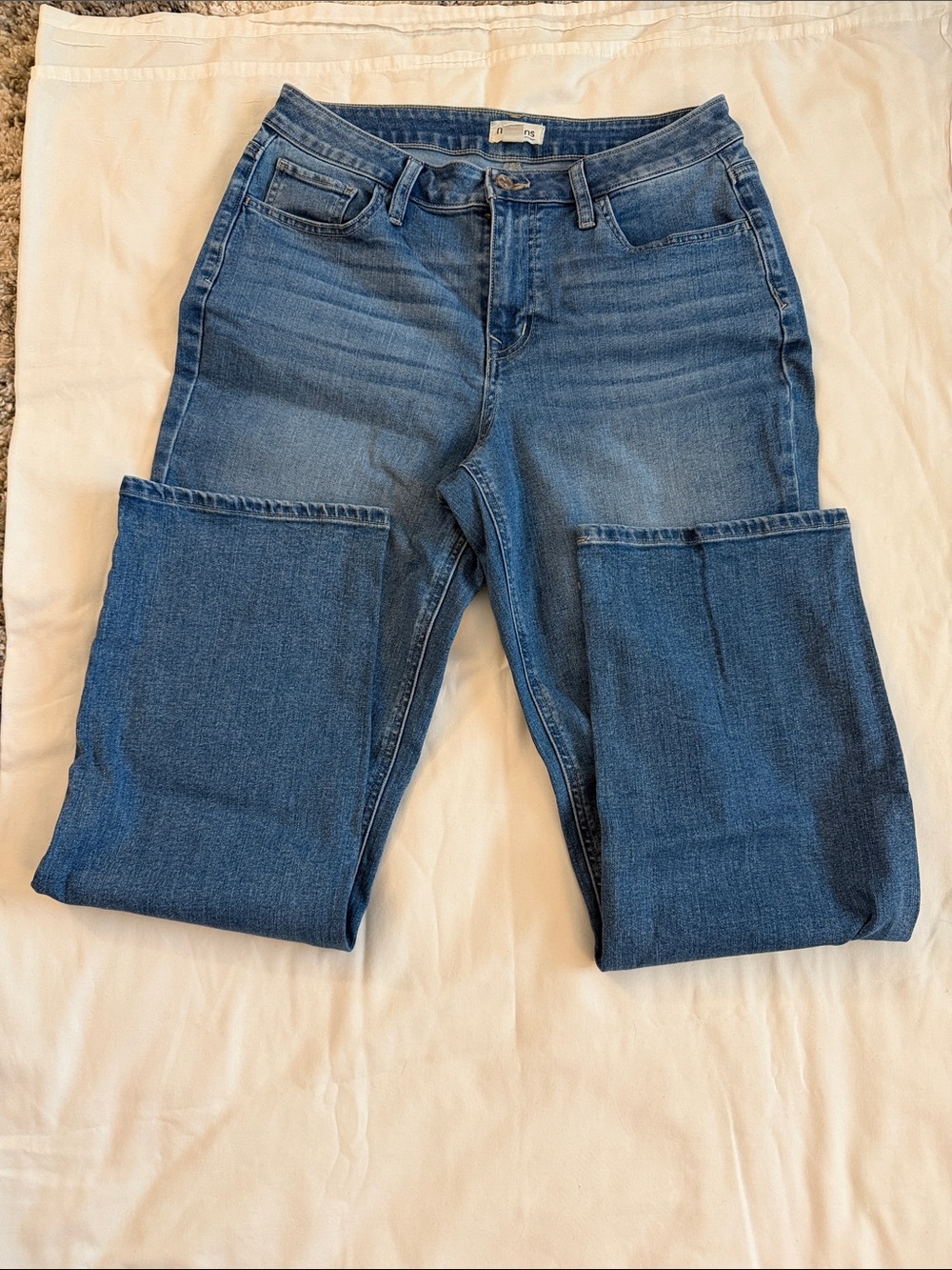 Maurices M High-Rise 90’s Straight Blue Jeans